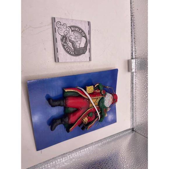 World of Santas Dickens Collection Santa Claus Christmas Ornament Lantern Bell - Picture 6 of 7